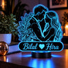 Customized Couple Name Acrylic LED Lamp – Personalized Romantic Multicolor Night Light & Gift for Loved Ones