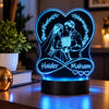 Customized Couple Name Acrylic LED Lamp – Romantic Heart Light & Personalized Gift