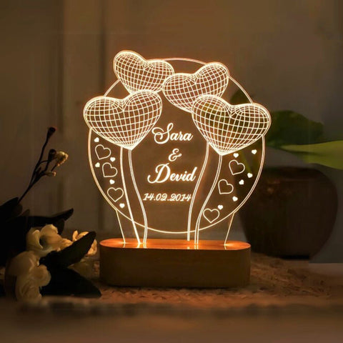 Round shaped customized lamp